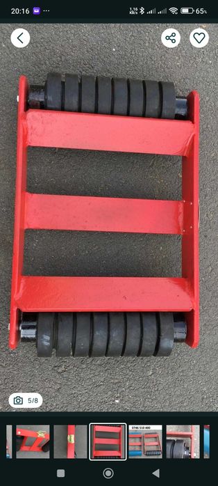 Vând Set Cărucioare Profesionale pentru Tractări – Roți Blocate / Avariate