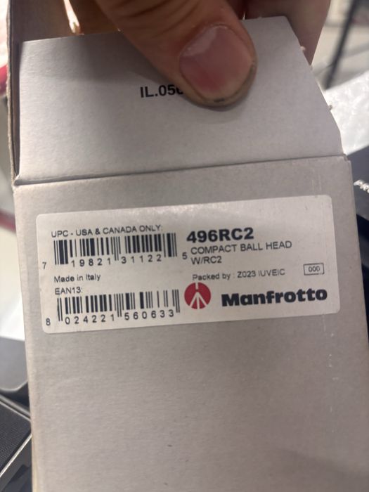 Крепление Manfrotto 496RC2