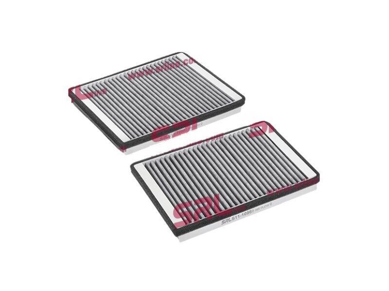 Filtru polen carbon, habitaclu BMW Seria 5 (E39) 1995-2003; SRLine Polonia; 268x199x31 mm