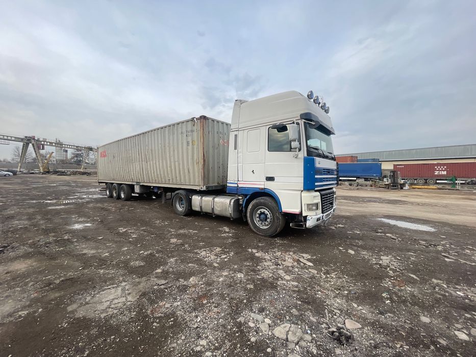 DAF 95XF480 тегач контейнер воз