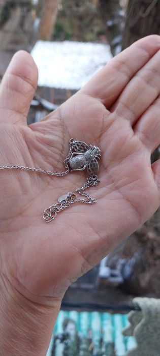 Серебро браслет цепочка кольцо