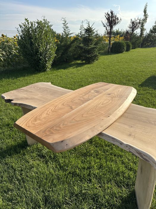 Blat masa / Masa lemn masiv Stejar, Nuc, Cires