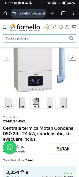 Vând centrala Motan