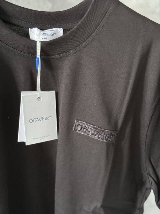 Tricou OFF White Full black Premium