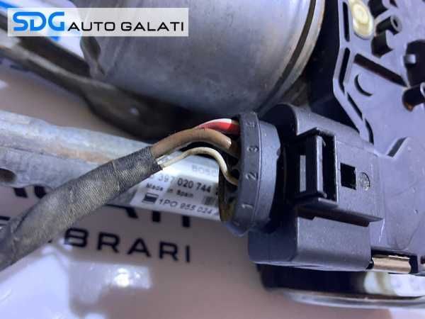 Ansamblu Motoras cu Brat Brate Stergator Stergatoare Parbriz Dreapta Seat Leon 1P 2006 - 2010 Cod 1P0955120 0390241921 1P0955024A 3397020744