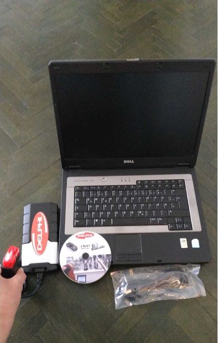 Tester auto Universal Delfi 12/24v + Laptop, Turisme si Camioane Full Activ diagnoza auto in limba romana, totul instalat si functional service auto