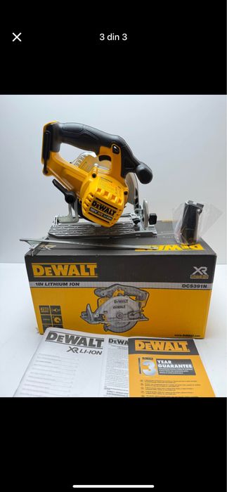 Circular Dewalt 18v DCS391 , produs nou / sigilat , fabricatie 2025