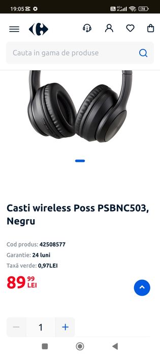 Căști Wireless Poss