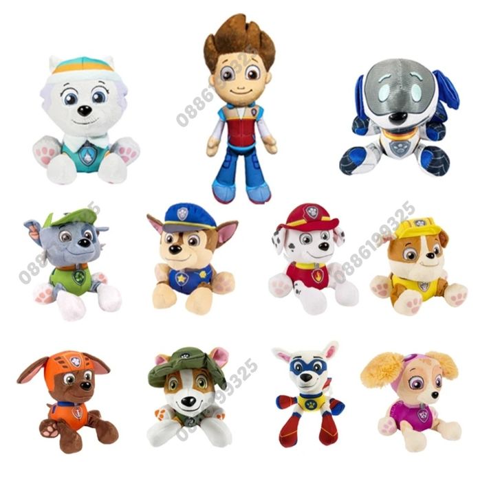 Плюшена играчка Пес Патрул и Райдър, Paw Patrol плюшени играчки