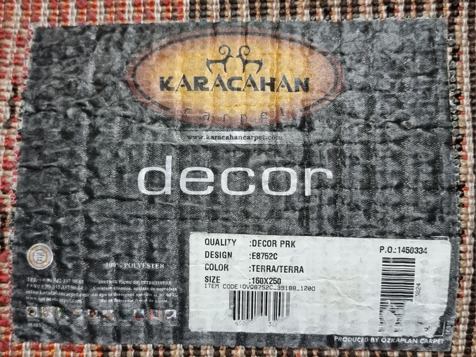2 covoare Karacahan E8752C Terra