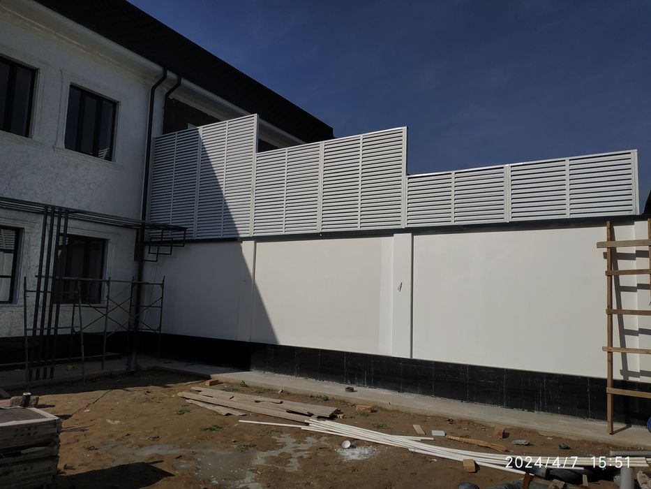 44. Заборы жалюзи. Евро заборы