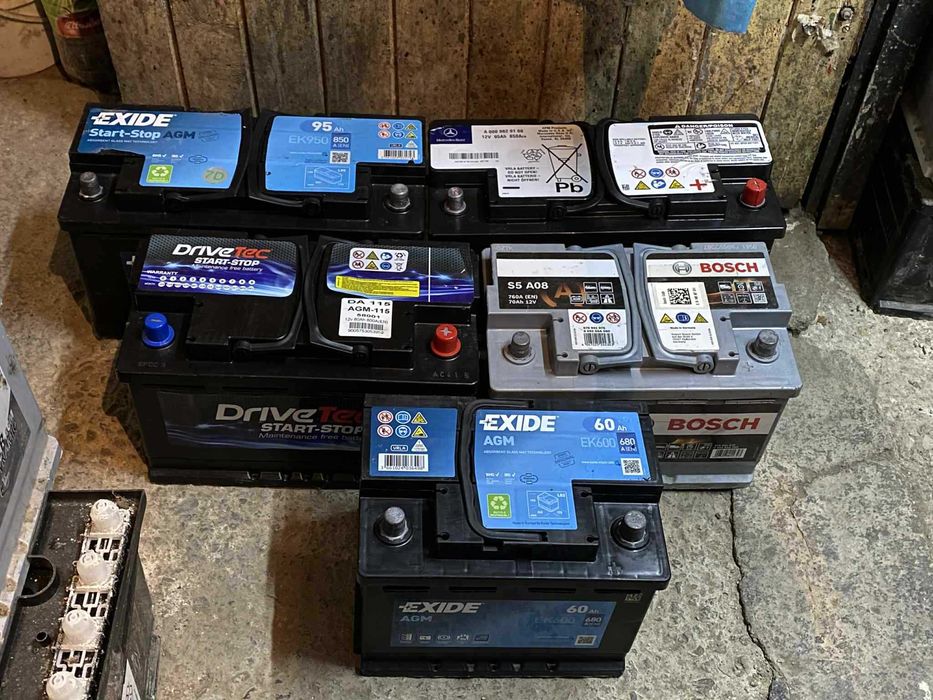 Маркови Акумулатори AGM/АГМ 60/70/80/90/95/105 амп/ч Bosch с гаранция