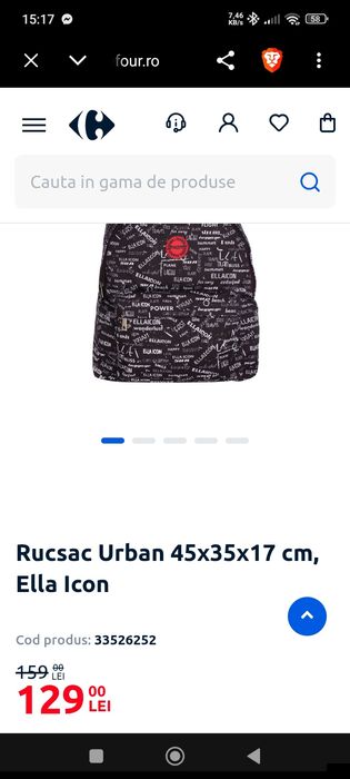 Rucsac Urban 45x35x17 cm, Ella Icon