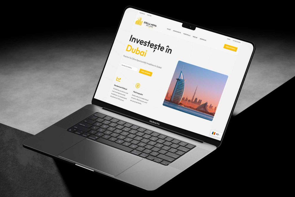 Website Profesional pentru Firmă | Creștere Bază de Clienți Online