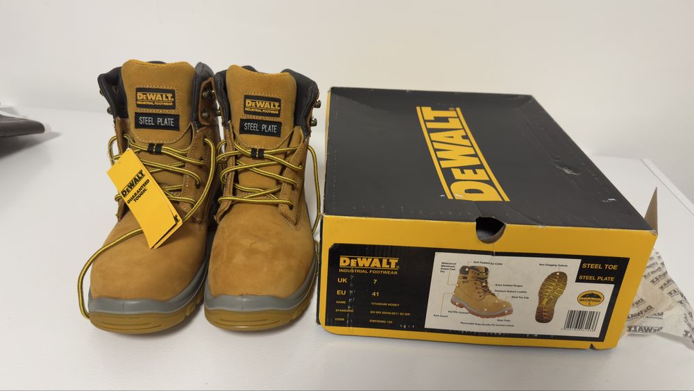 Dewalt Waterproof Ghete de Securitate S3 cu Certificare WR