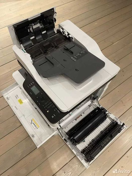 Принтер МФУ лазерное HP LaserJet M438nda, ч/б, A4 A3