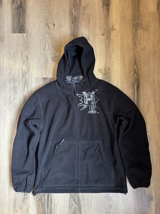 Geacă cu glugă Harley Davidson riding gear retro backprint