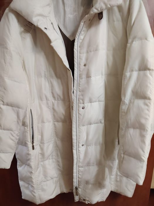 Geacă damă albă mărime 46
