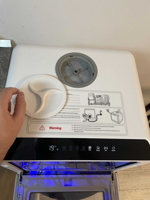 Mașină de spălat vase compactă iHunt Bro Dishwasher, 6 programe, rezervor 5L