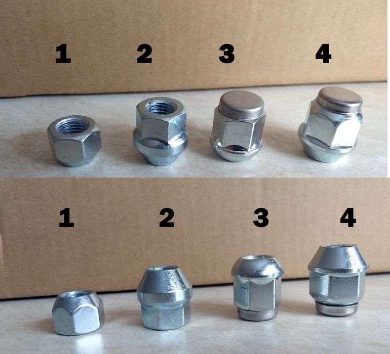 Piulițe Nissan M12 x 1,25 cu guler