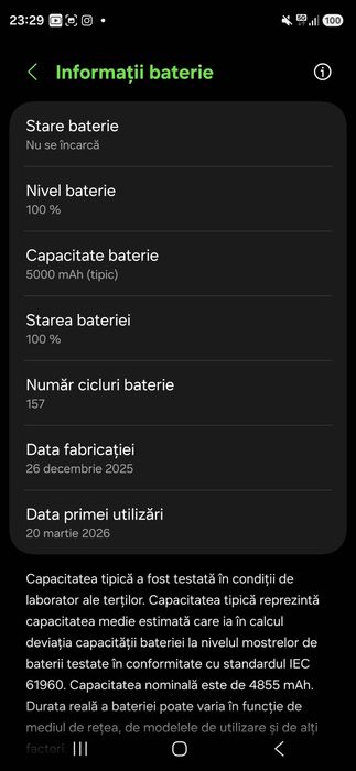 Vând Samsung S26 Ultra 256GB