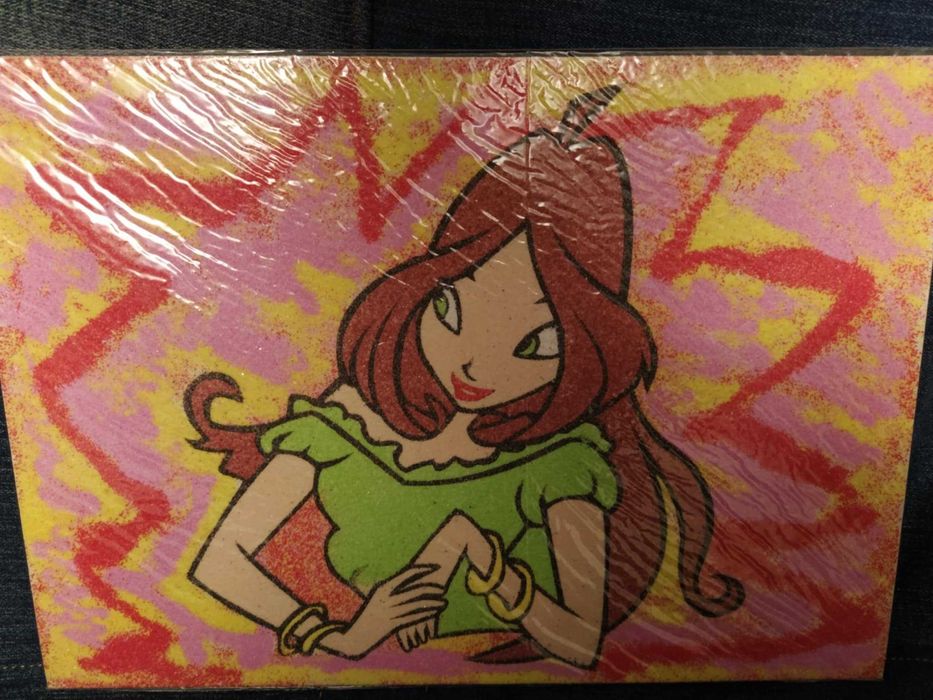 Пясъчни картини с героите от Winx и Снежното кралство