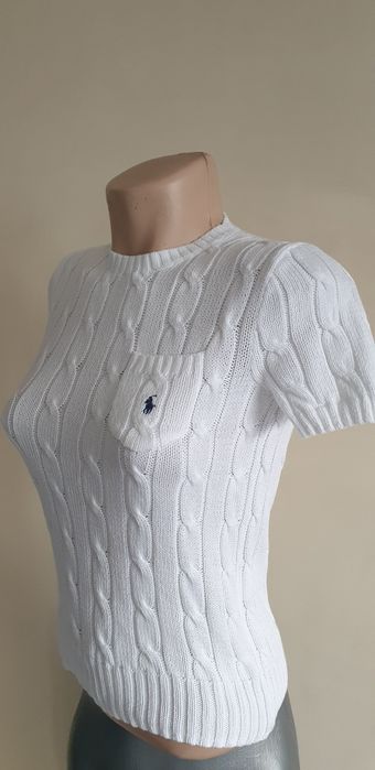 POLO Ralph Lauren Cable  XS НОВО ОРИГИНАЛ Дамски Пуловер без Ръкави!