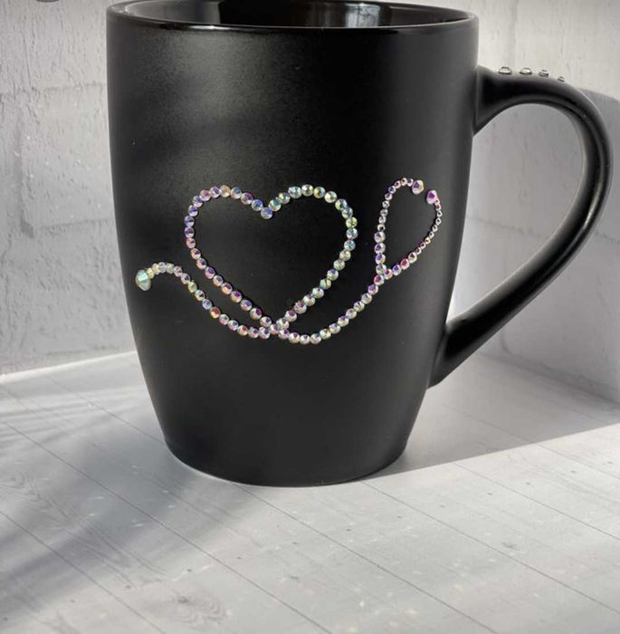 Чаша инкрустирана с кристали Swarovski