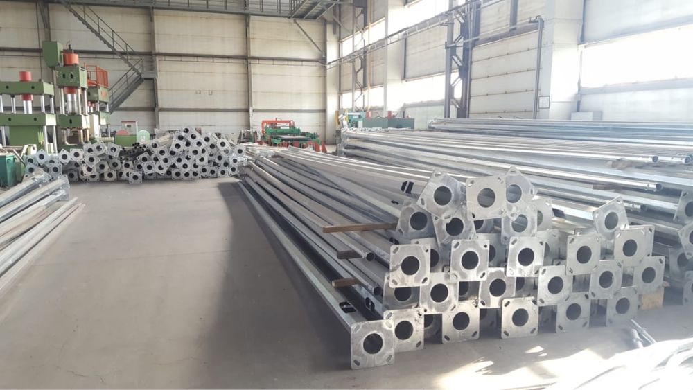 Опоры освещение Горячего оцинкования