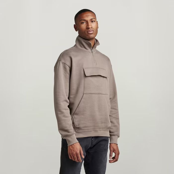 Оригинален мъжки суичър G-Star Raw Double Pocket S M L нов Loose блуза