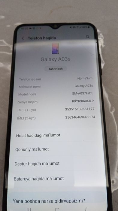 Telefon Galaxy A03S