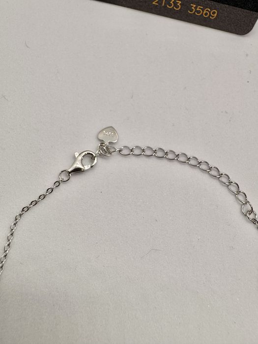 Сребърна гривна с мойсанит (Диамант) 1 карат