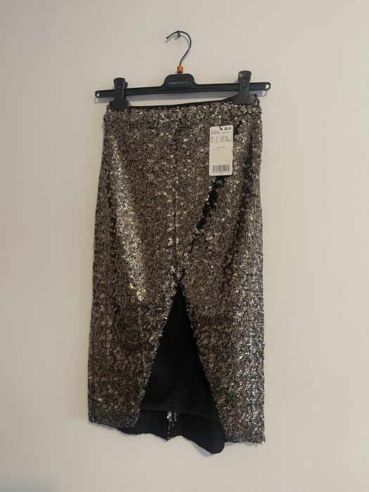 Set Mango bluza fusta paiete XS