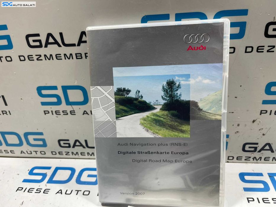 Navigatie Radio CD Player RNS E Navi Plus cu Harti DVD Audi A4 B7 2005 - 2008 Cod 8E0035192K [B3656]