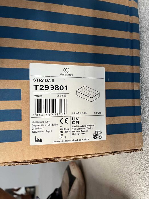 Lavoar Ideal Standard, Strada II, T299801, 60cm, Sigilat