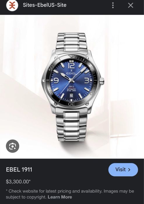 Ebel 1911 Authomatic