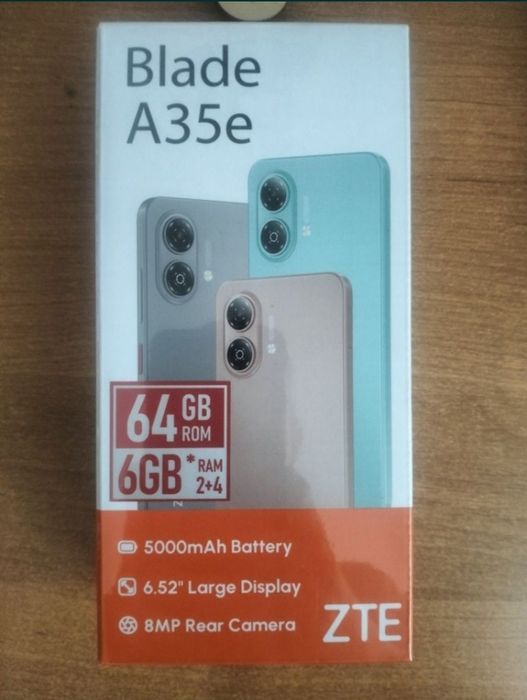 Продам новый ZTE A35e
