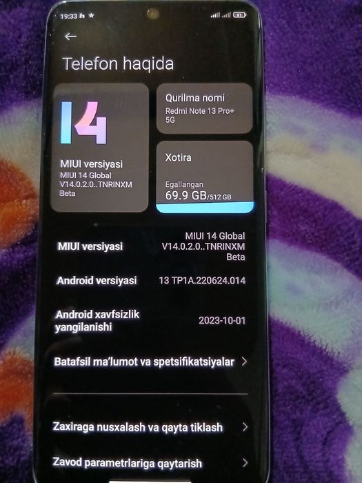 Redmi note 13 pro plus 5g
