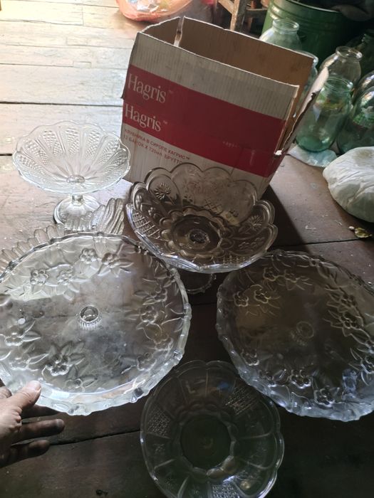 Ваза хрустальная