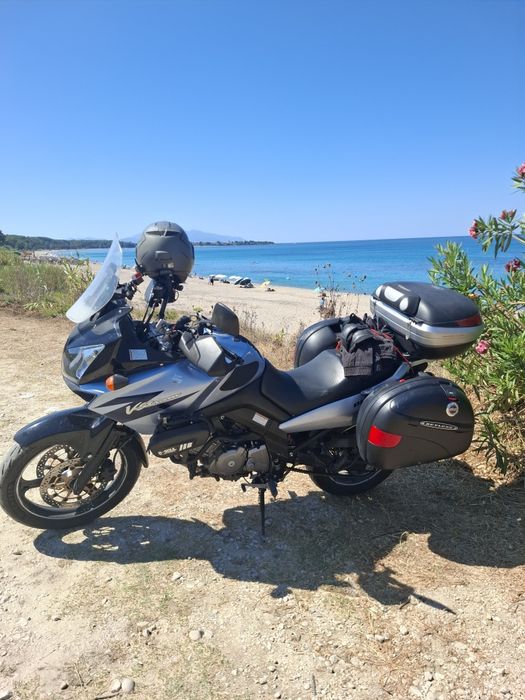 Suzuki V Strom! ( la fel ca Transalp, cf moto,kawasaki  versys,etc)