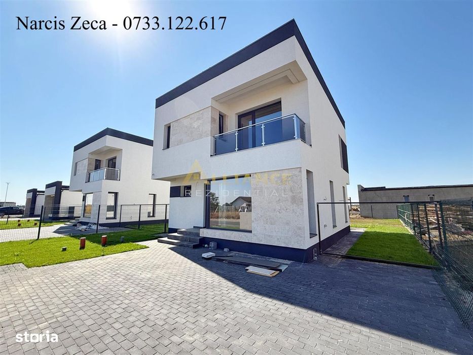 Vila individuala P+1E - 4 camere 3 bai - 350mp teren - 2 minute STV