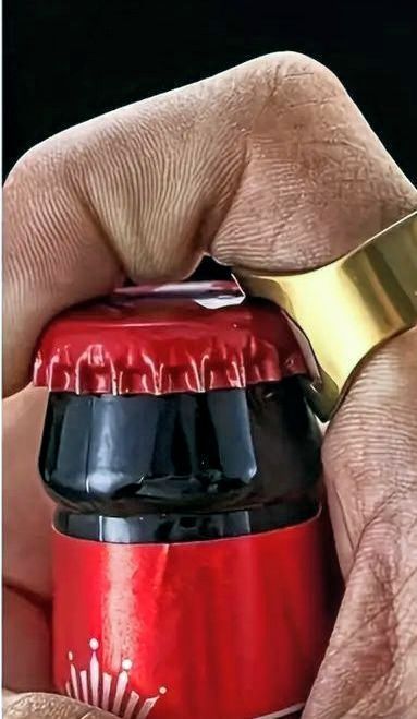 Пръстен ОТВАТАЧКА на бутилки - Злато и Сребро!