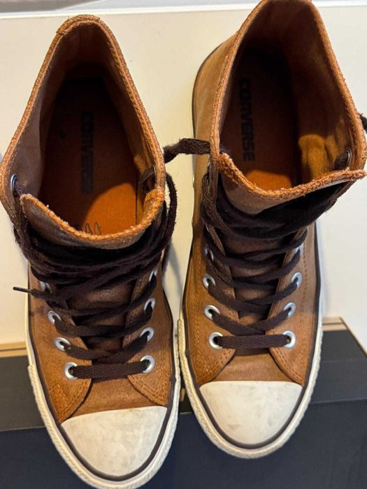 Teniși Converse CT Hi 144761C Maro, piele naturala, marimea 40