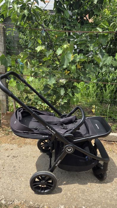 Cărucior copii 2in 1 Muuvo Quick Trendy Raven Black