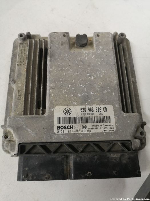 Calculator Ecu Volkswagen Touuran 1.9 Bkc Bosch 0281011945 Oem 03G9060