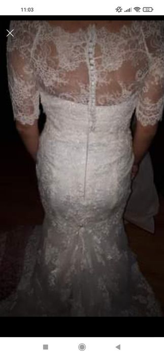 Vand rochie de mireasa Enzoani Beautiful mărime 36-38 ajustabil