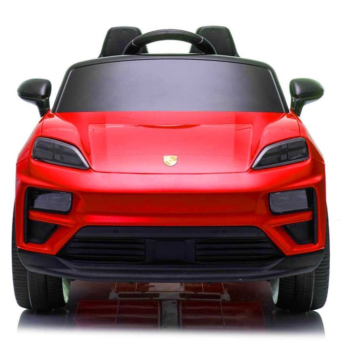 Masinuta electrica pentru copii  Porsche Macan Turbo rosie, plus nr auto personalizat CADOU