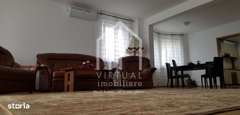 Casa de inchiriat in zona Trei Stejari, 3 dormitoare, 2 bai, garaj