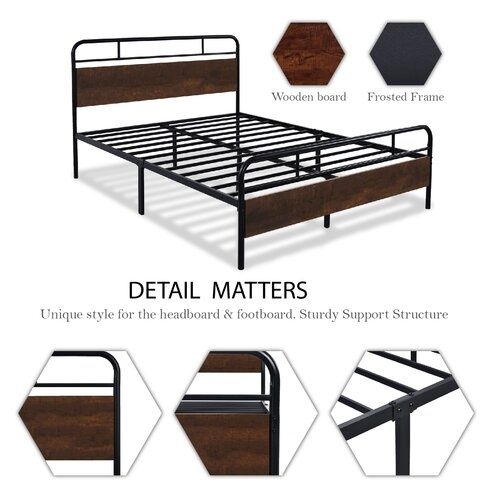 Двухспальная кровать металлический krovat metal loft ikki kishilik