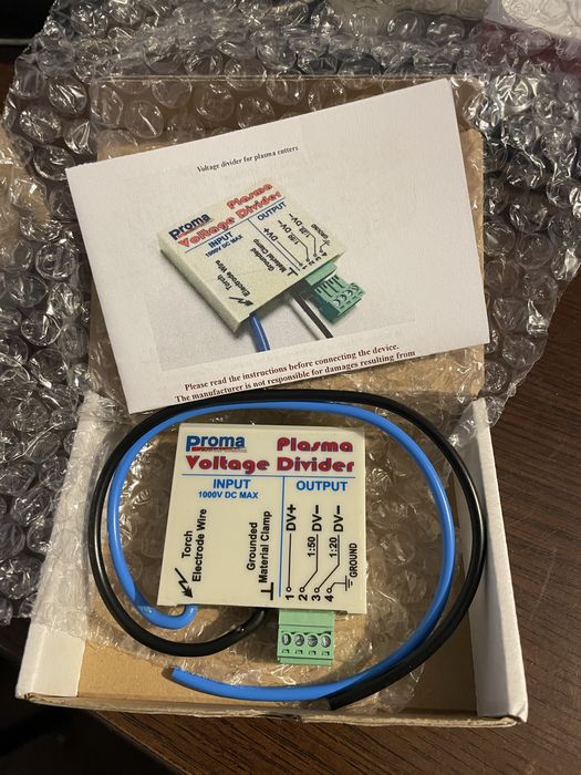 Divizor tensiune proma thc plasma cnc